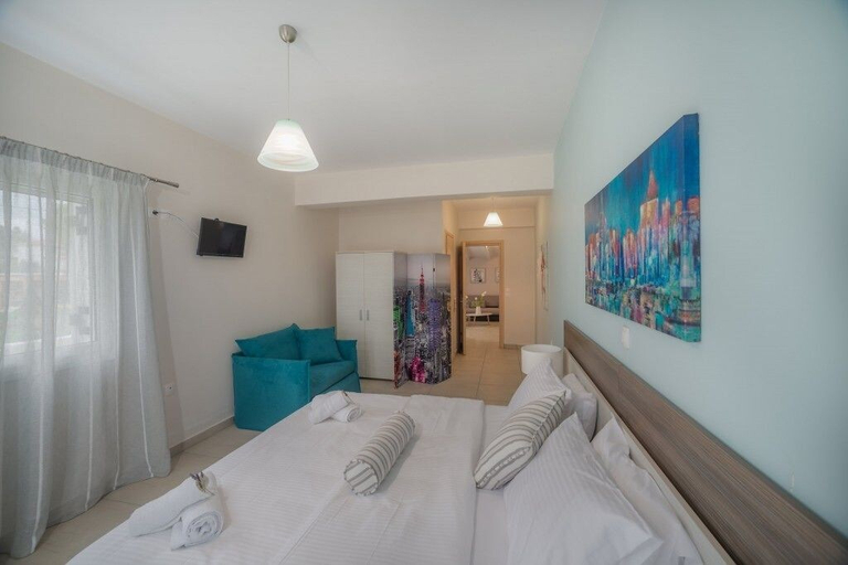 Bedroom 3, Tesys Studios & Apartments, Ionian Islands