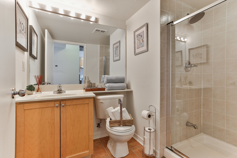Bathroom 3, QuickStay - Sunlit Luxury Loft on King West, Toronto