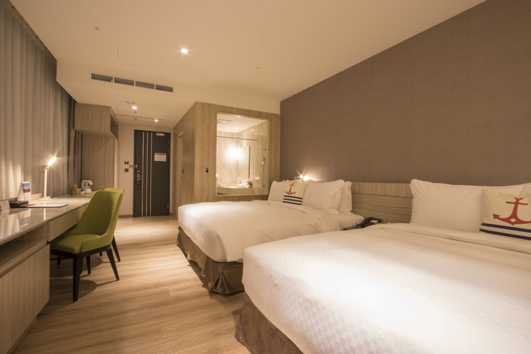 Bedroom 2, AJ Hotel Hsinchu, Hsinchu County