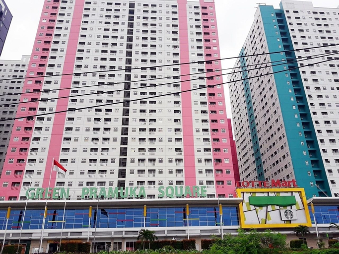 Exterior & Views 2, Pool View Apartment Green Pramuka, Central Jakarta