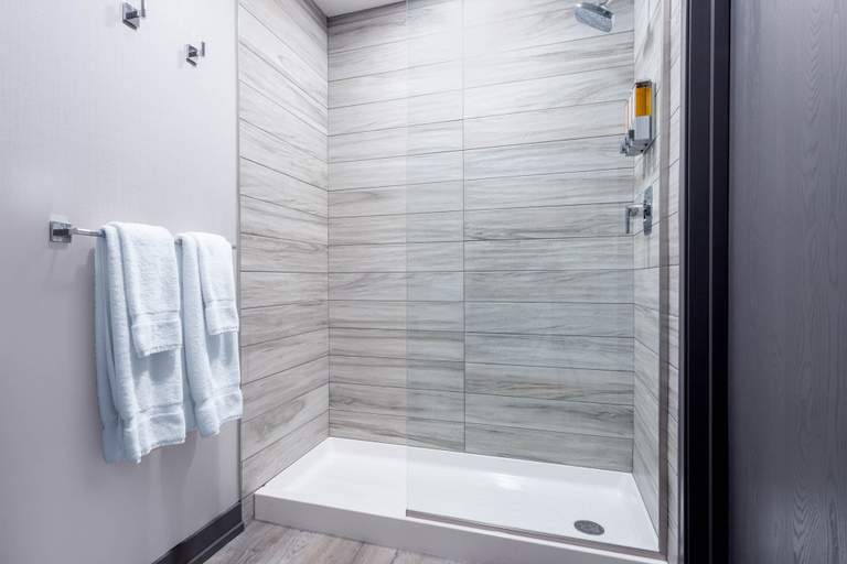 Bathroom 4, Travelodge by Wyndham Elkhart, Elkhart