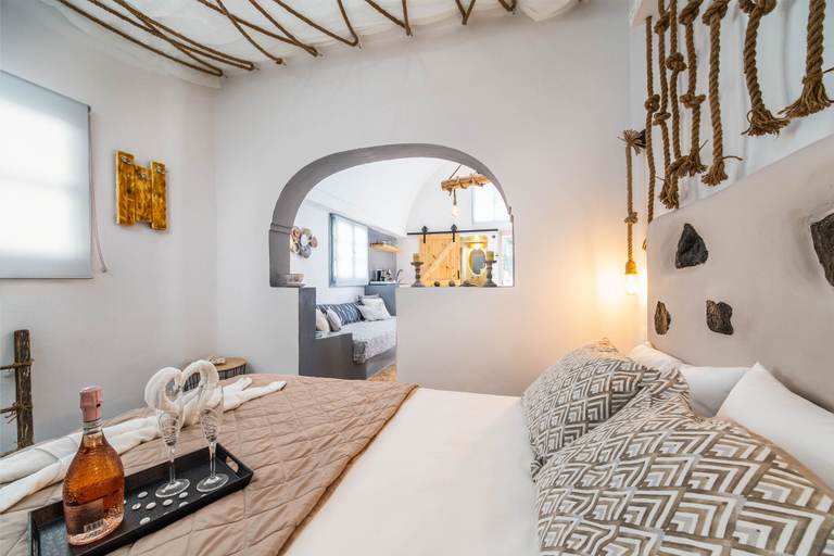 Bedroom 3, Asera Suites Near Kamari Beach, South Aegean