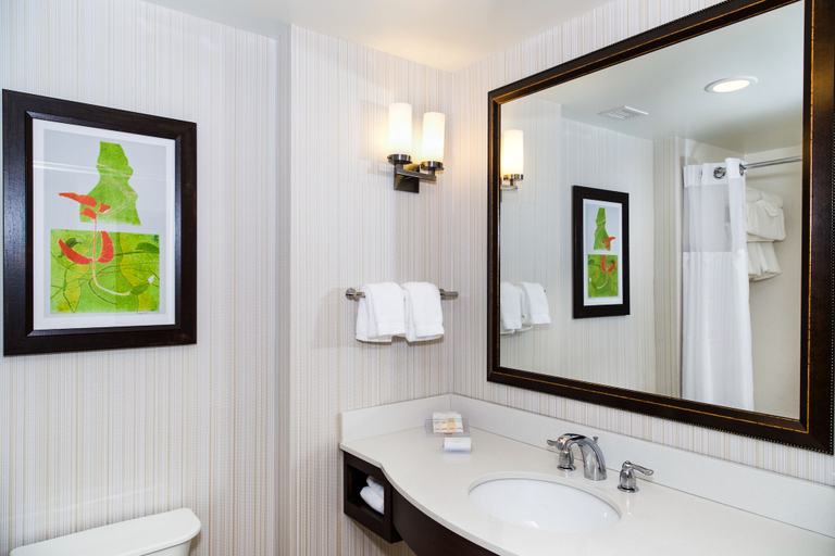 Bathroom 4, Hilton Garden Inn Burlington Downtown, Chittenden