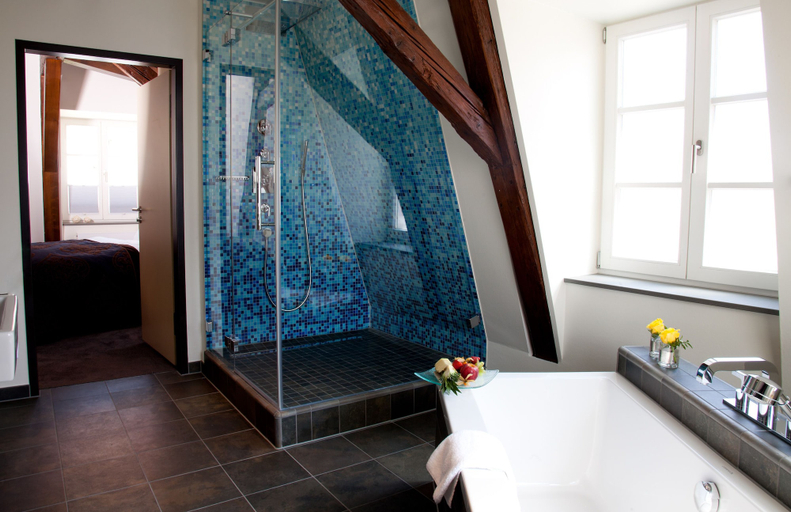Bathroom 3, Schlosshotel Bergzaberner Hof, Südliche Weinstraße