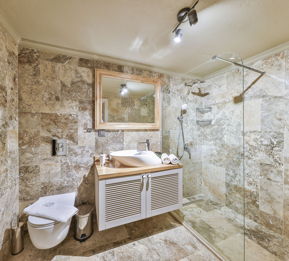 Bathroom 5, Cetmihan Hotel, Ayvacık