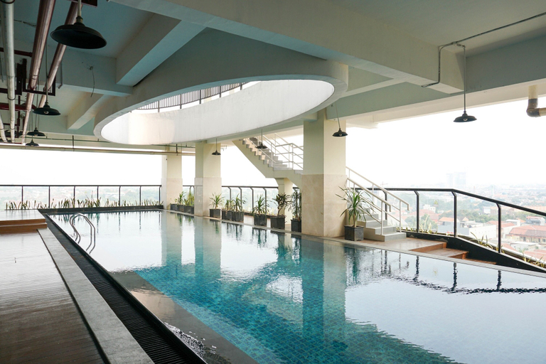 Sport & Beauty 2, Cozy Minimalist 2BR with City View at Atlanta Apartment, Depok
