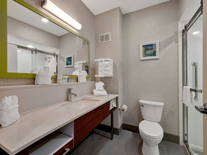 Bathroom 2, Hampton Inn & Suites Lufkin, TX, Angelina