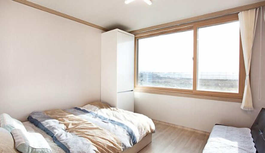Bedroom, Jeju Sky Sea Pension, Jeju