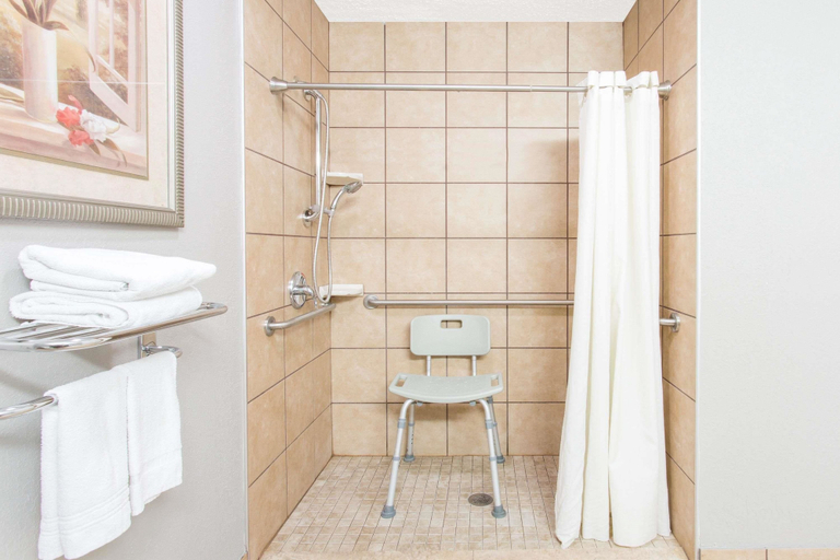 Bathroom 4, Super 8 by Wyndham Wytheville, Wythe