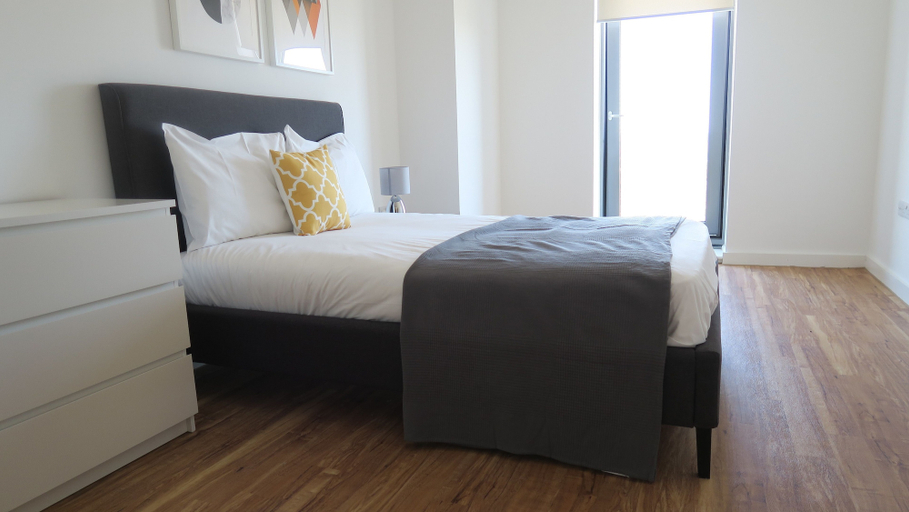 Bedroom 3, Quay Apartments, Manchester