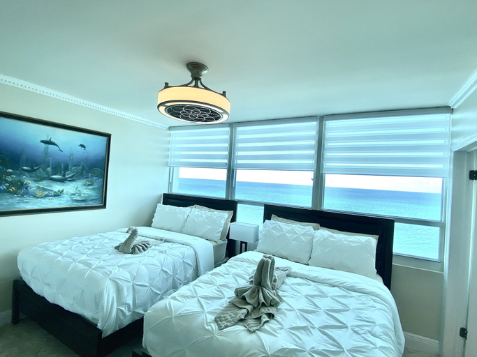 Bedroom 2, Direct ocean front condo Miami Beach, Miami-Dade