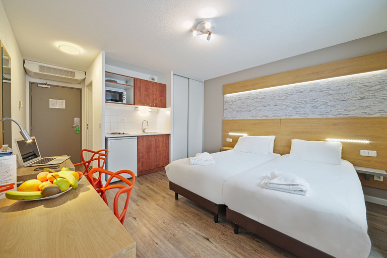 Bedroom 3, Residhotel Lyon Part Dieu, Rhône