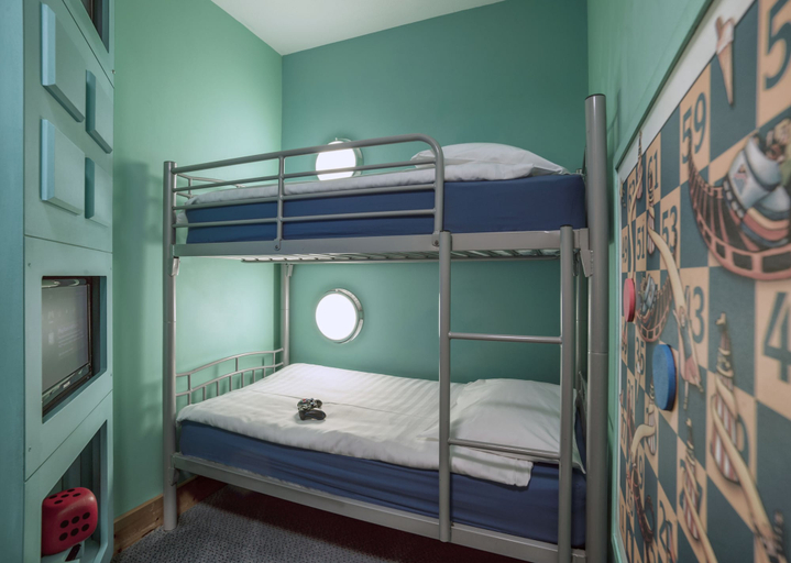 Bedroom 3, Big Blue Hotel, Lancashire