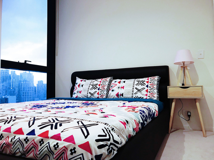 Bedroom 2, Stunning View Daystt APT Southbank, Melbourne