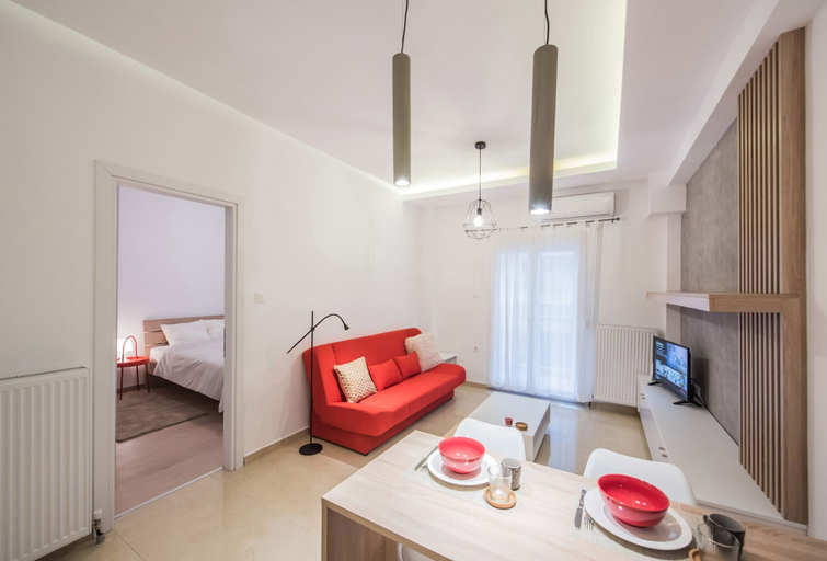 Bedroom 2, Raspberry Apt by halu! Apartments, Central Macedonia
