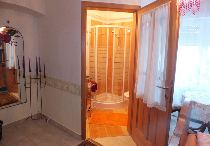 Bathroom, Ferienhaus Waldhof, Sásdi