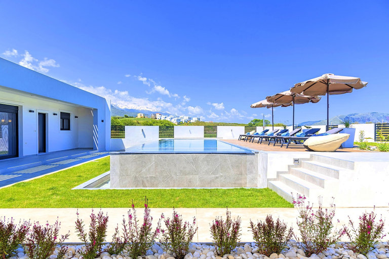 Exterior & Views 2, Villa Solaris Heated Pool & Hot Tub, Crete