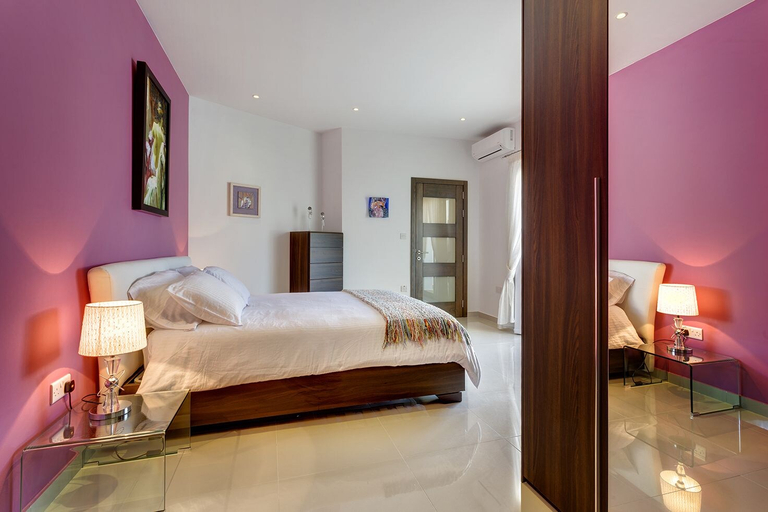 Bedroom 3, Luxury 2 Bedroom Penthouse in St Julians
