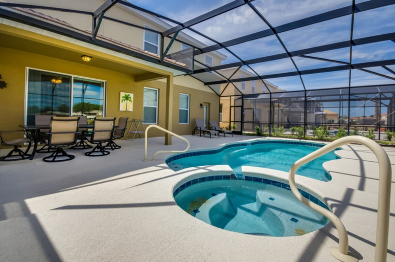 Sport & Beauty 5, Elegant 5 Bed 4,5 Ba Villa Game Room Pool Spa 5298w, Polk