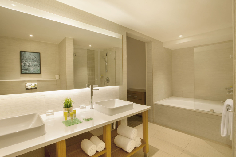 Bathroom 5, Hyatt Place Hyderabad Banjara Hills, Hyderabad