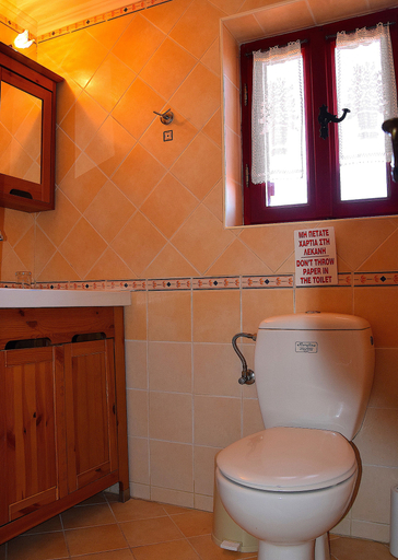 Bathroom, Stonehouses Lemnos, North Aegean