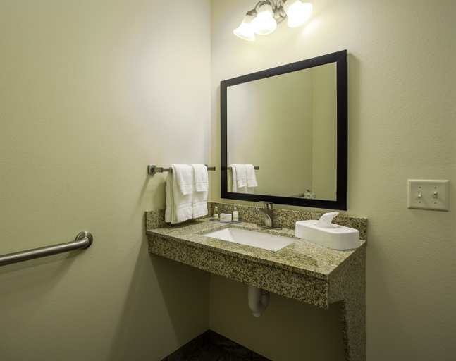 Bathroom 4, Cobblestone Inn & Suites - Springfield, Baca