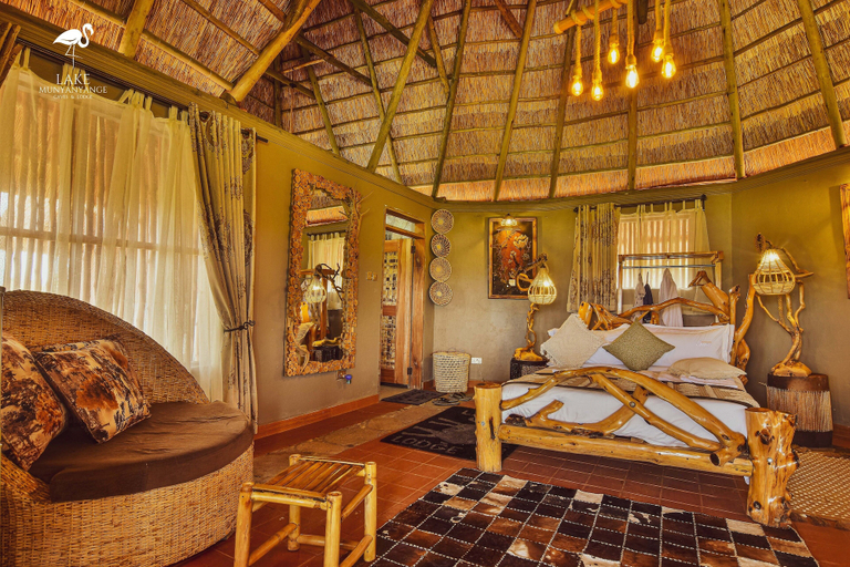 Bedroom 3, Lake Munyanyange Caves Lodge, Busongora
