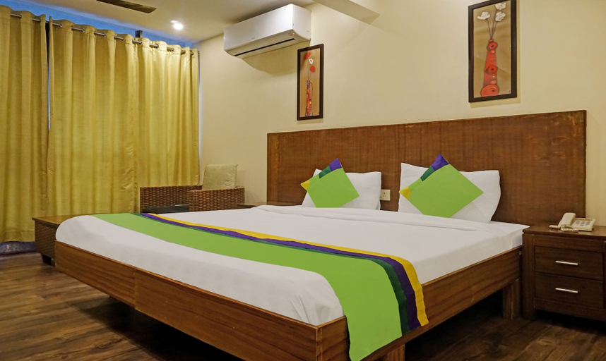 Bedroom 1, Treebo Trend The Elite Suites, Pune
