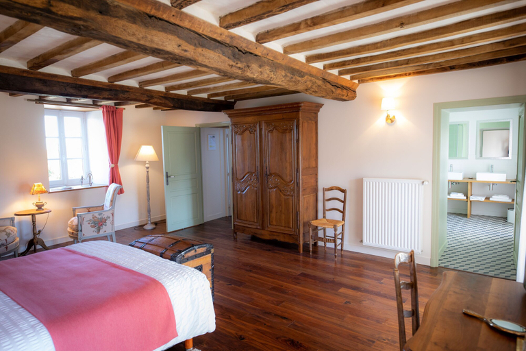 Bedroom 3, Au Manoir des Loges, Manche