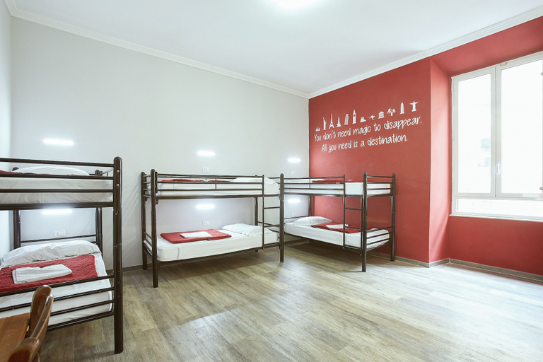Bedroom 5, Alessandro Palace & Bar - Hostel, Rome