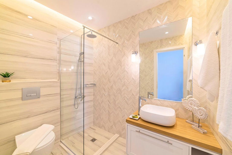Bathroom 4, Villa Solaris Heated Pool & Hot Tub, Crete