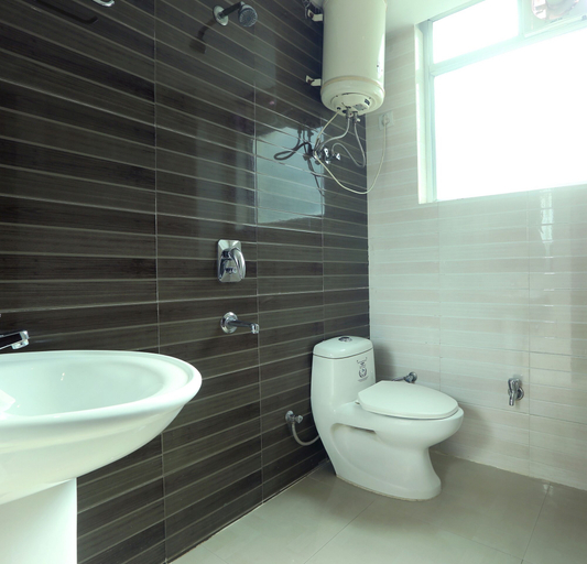 Bathroom, Hotel Srivinayak, Delhi