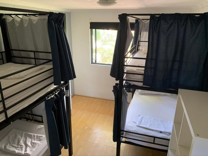 Bedroom 4, Mooloolaba Backpackers, Maroochy - Mooloolaba