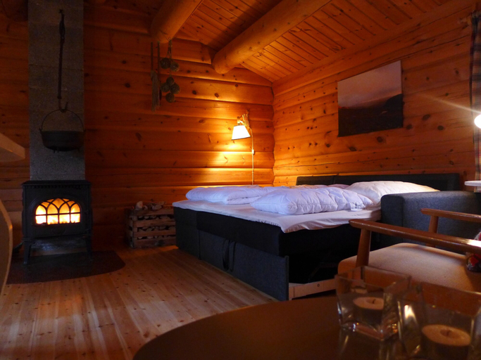 Bedroom 3, Velfjord camping & hytter, Brønnøy