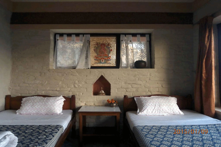 Bedroom 2, Tushita Nepal Yoga Retreat Center, Gandaki