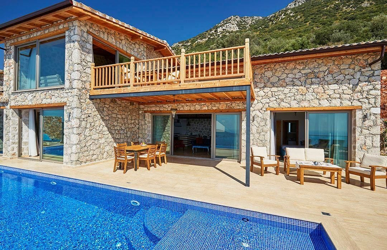 Front of property 2, Kalkan Ultra Luks Villa 3 Yatak Odalı, Kaş