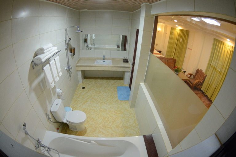 Bathroom 3, Shwe Hin Thar Hotel, Mandalay