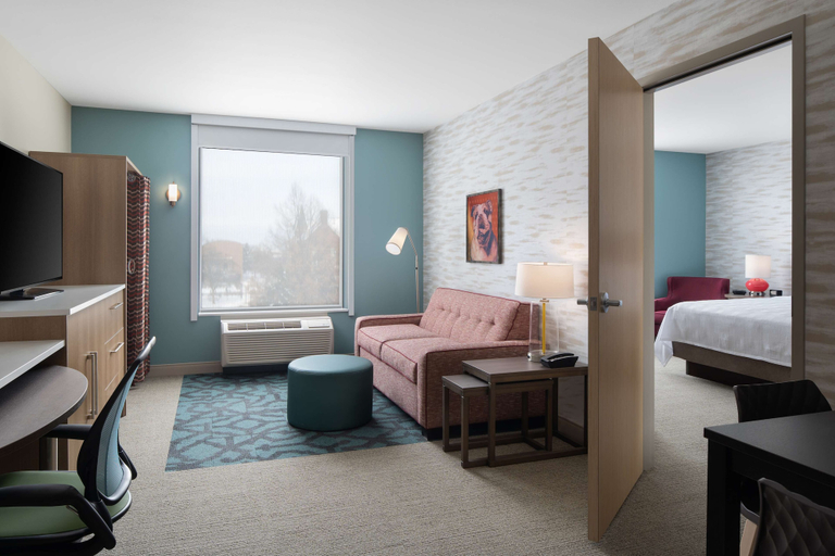 Bedroom 3, Home2 Suites by Hilton Des Moines at Drake University, Polk