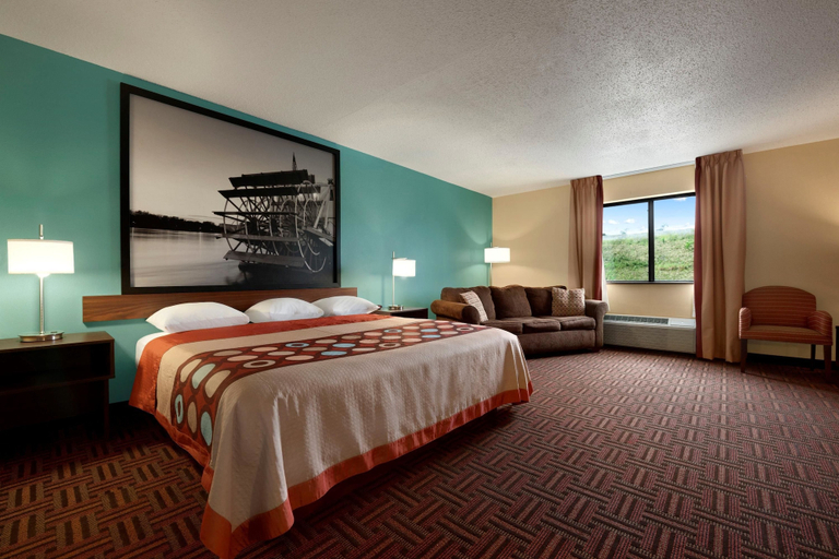 Bedroom 3, Super 8 by Wyndham Peoria East, Tazewell
