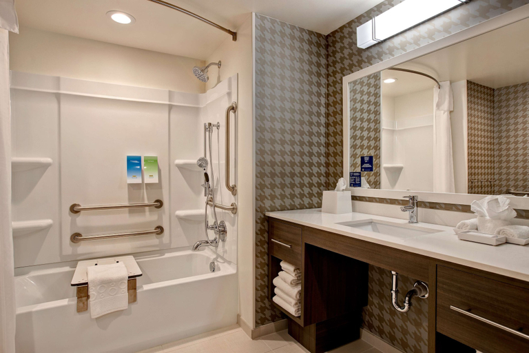 Bathroom 4, Home2 Suites by Hilton Carmel Indianapolis, Hamilton