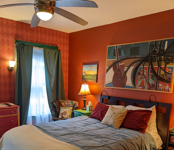 Bedroom 3, The One Cat B&B, Windham