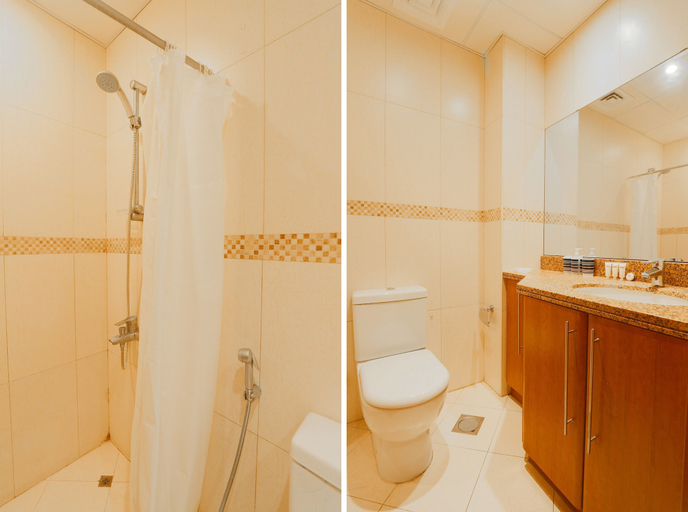 Bathroom, OYO Home 260 Studio Saba 3 Tower, Dubai