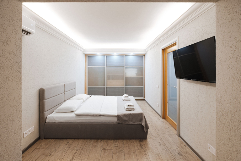 Bedroom 2, CityApartments Kyiv Lva Tolstogo, Podil's'kyi