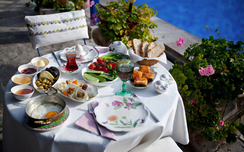 Breakfast meal, 7 Deluxe - Seductive Style and Serenity, Bodrum