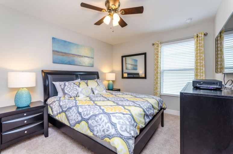 Bedroom 2, Elegant 5 Bed 4,5 Ba Villa Game Room Pool Spa 5298w, Polk