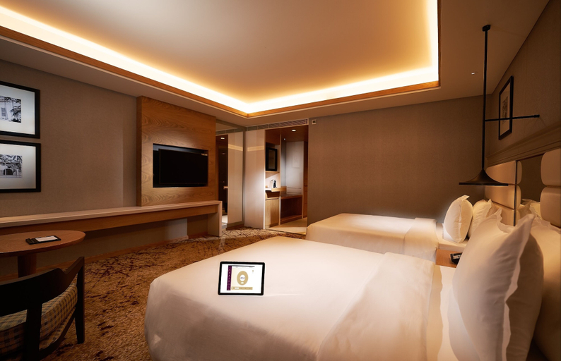 Bedroom 2, The Residency Towers Puducherry, Viluppuram