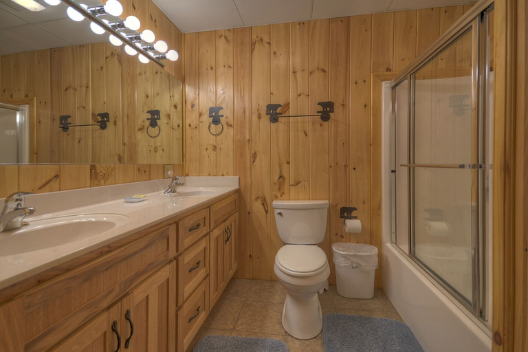 Bathroom 4, Bear Ridge Hideaway- Secluded Mtn View, Fannin
