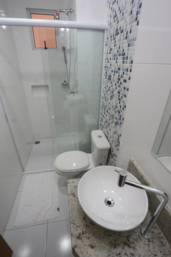 Bathroom 5, Hotel Plaza Cascavel, Cascavel