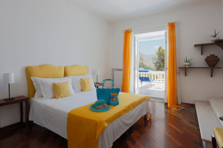 Bedroom 3, Luxury Family Amalfi Coast Villa, Napoli
