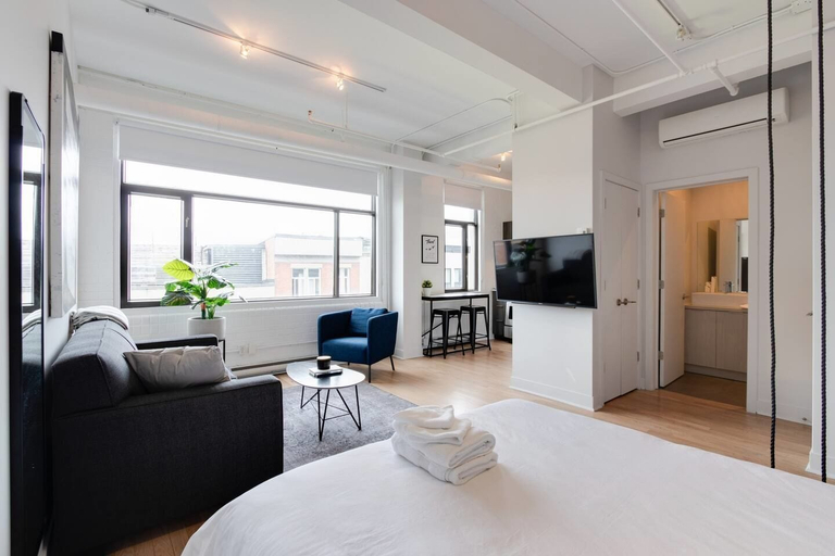 Bedroom 3, Perfect Downtown Loft, Montréal